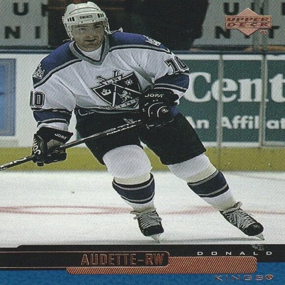 Donald Audette (LA Kings) 1999 Upper Deck NHL Hockey Card - Card Number 64 - Picture 1 of 2